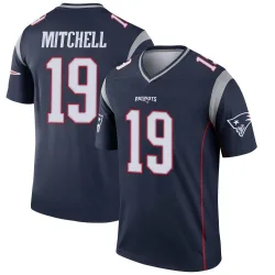 Youth Malcolm Mitchell New England Patriots No.19 Legend Jersey - Navy