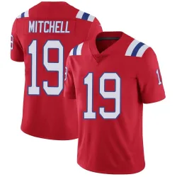 Youth Malcolm Mitchell New England Patriots No.19 Limited Vapor Untouchable Alternate Jersey - Red