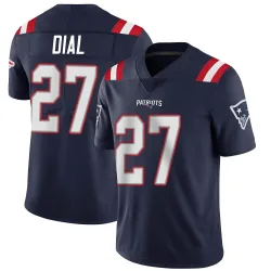Youth Marcellas Dial Jr. New England Patriots No.27 Limited Team Color Vapor Untouchable Jersey - Navy