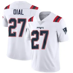 Youth Marcellas Dial Jr. New England Patriots No.27 Limited Vapor Untouchable Jersey - White