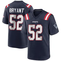 Youth Marcus Bryant New England Patriots No.52 Game Team Color Jersey - Navy Blue