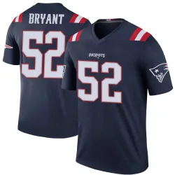 Youth Marcus Bryant New England Patriots No.52 Legend Color Rush Jersey - Navy