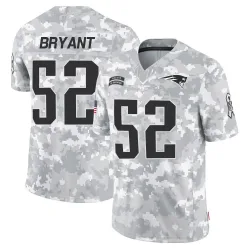 Youth Marcus Bryant New England Patriots No.52 Limited 2024 Salute to Service Jersey - Arctic Camo