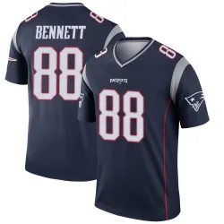 Youth Martellus Bennett New England Patriots No.88 Legend Jersey - Navy