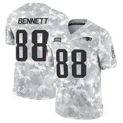 Youth Martellus Bennett New England Patriots No.88 Limited 2024 Salute to Service Jersey - Arctic Camo