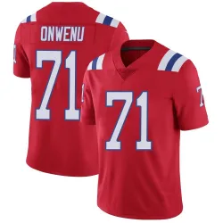 Youth Mike Onwenu New England Patriots No.71 Limited Vapor Untouchable Alternate Jersey - Red