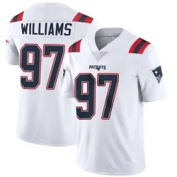Youth Milton Williams New England Patriots No.97 Limited Vapor Untouchable Jersey - White