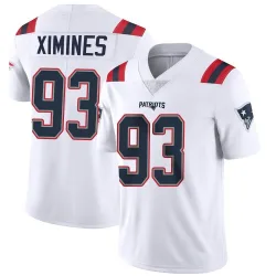 Youth Oshane Ximines New England Patriots No.93 Limited Vapor Untouchable Jersey - White