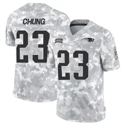 Youth Patrick Chung New England Patriots No.23 Limited 2024 Salute to Service Jersey - Arctic Camo