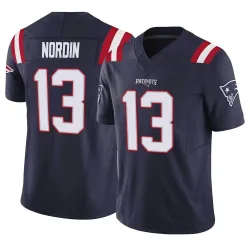 Youth Quinn Nordin New England Patriots No.13 Limited Vapor F.U.S.E. Jersey - Navy