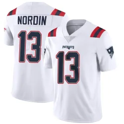 Youth Quinn Nordin New England Patriots No.13 Limited Vapor Untouchable Jersey - White