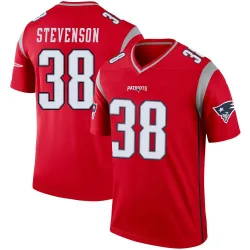 Youth Rhamondre Stevenson New England Patriots No.38 Legend Inverted Jersey - Red