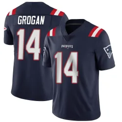 Youth Steve Grogan New England Patriots No.14 Limited Team Color Vapor Untouchable Jersey - Navy