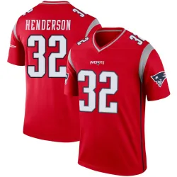 Youth TreVeyon Henderson New England Patriots No.32 Legend Inverted Jersey - Red