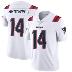 Youth Ty Montgomery II New England Patriots No.14 Limited Vapor Untouchable Jersey - White