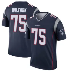 Youth Vince Wilfork New England Patriots No.75 Legend Jersey - Navy