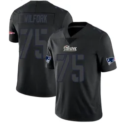 Youth Vince Wilfork New England Patriots No.75 Limited Jersey - Black Impact
