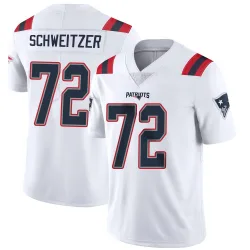 Youth Wes Schweitzer New England Patriots No.72 Limited Vapor Untouchable Jersey - White